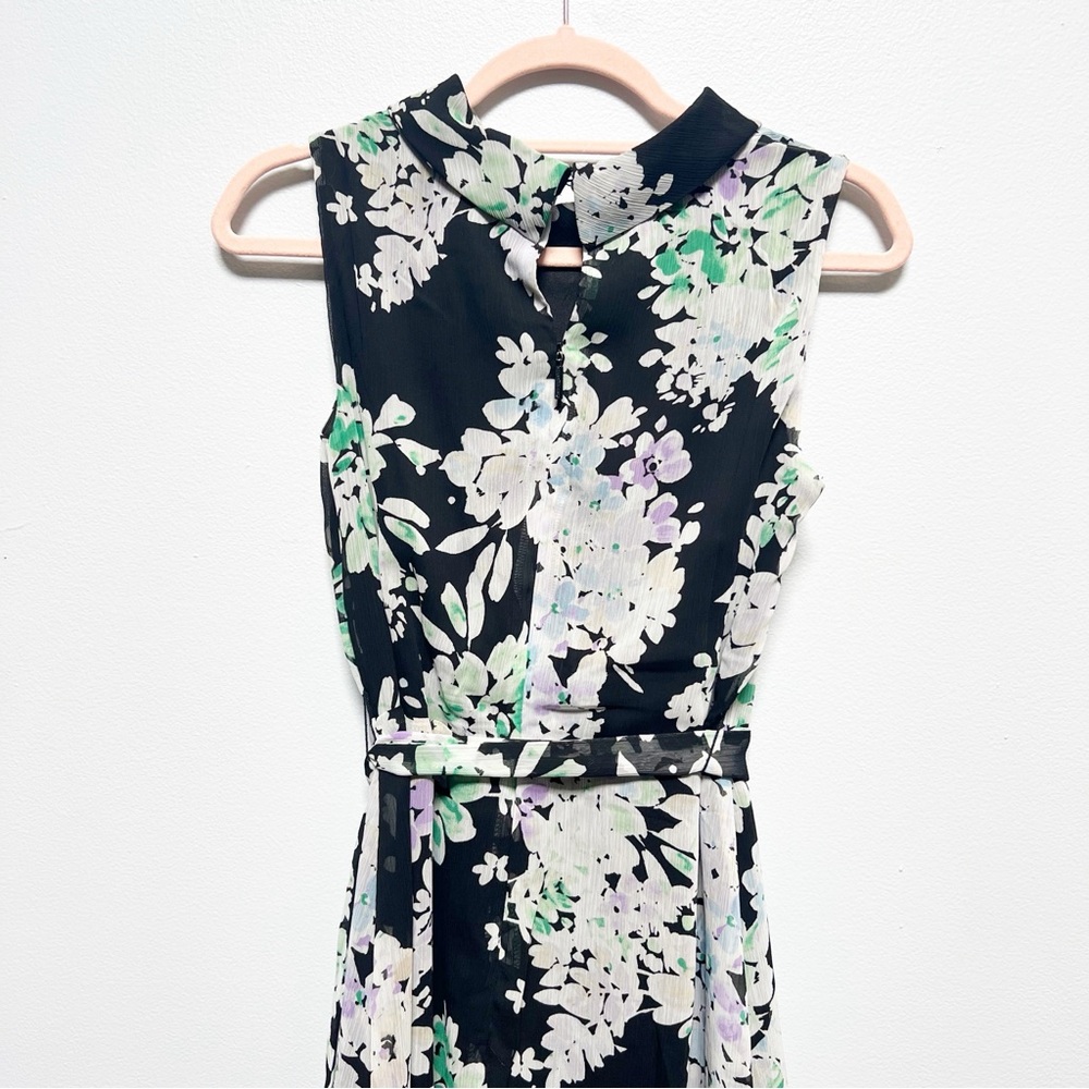 Karl Lagerfeld Crepe Side Rouched Sheath Dress - Picture 8 of 10